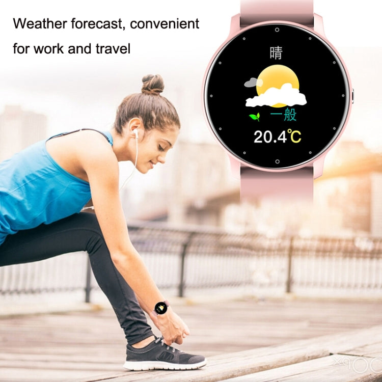 ZL02 Smart Heart Rate Blood Pressure Oxygen Monitoring Sports Pedometer Wireless Bluetooth Watch(Pink) - Smart Wear by buy2fix | Online Shopping UK | buy2fix