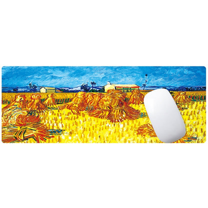 300x800x3mm Locked Am002 Large Oil Painting Desk Rubber Mouse Pad(Starry Night) - Mouse Pads by buy2fix | Online Shopping UK | buy2fix