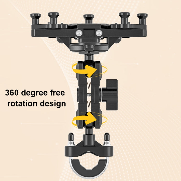 Motorcycle Bracket Crab Navigation Phone Bracket,Style： M10 Ball head - In Car by buy2fix | Online Shopping UK | buy2fix