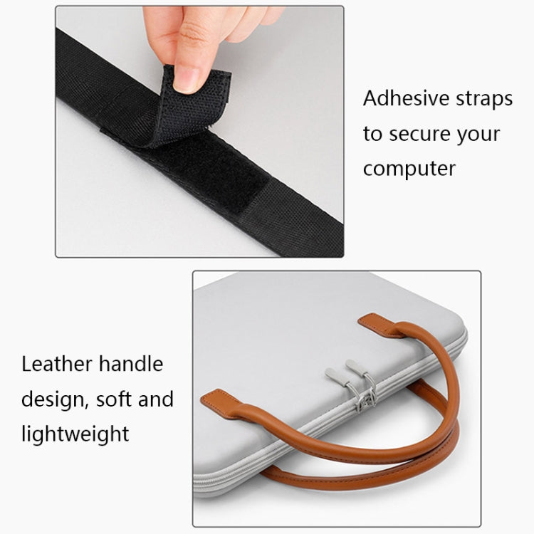 Baona BN-F020 Multifunctional Waterproof Wear-resistant Computer Bag, Specification: Oxford (Gray) - 13.3 inch by Baona | Online Shopping UK | buy2fix