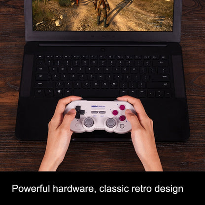 8Bitdo SN30ProG Vibration Burst Somatosensory Wireless Bluetooth Gamepad For Switch(Light Gray) - Gamepads by 8Bitdo | Online Shopping UK | buy2fix