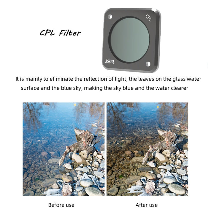 JSR   Action Camera Filters for DJI Action 2,Style: CS-6IN1 - DJI & GoPro Accessories by JSR | Online Shopping UK | buy2fix