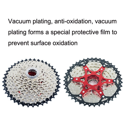 VG Sports Split Mountain Bike Lightweight Cassette Flywheel, Style: 12 Speed 52T (Silver) - Bicycle Chains & Rounds by VG Sports | Online Shopping UK | buy2fix