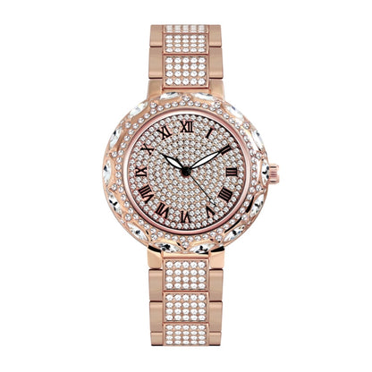 BS Bee Sister  FA1499 Ladies Diamond Watch Jewelry Chain Watch(Rose Gold) - Alloy Watches by BS Bee Sister | Online Shopping UK | buy2fix