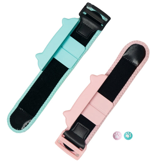 Dancing Wrist Bracelet Game Handle Strap For Switch JOY-CON(Pink Blue Long and Short) - Gamepads by buy2fix | Online Shopping UK | buy2fix