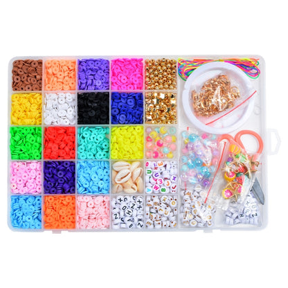 25 Grid 6mm Soft Ceramic Bead Flakes DIY Bracelet Necklace Making Materials - DIY Developmental Toys by buy2fix | Online Shopping UK | buy2fix