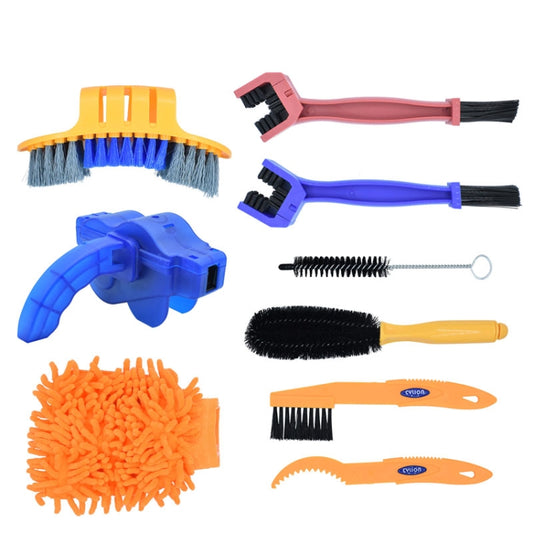 Bike Chain Washer Cleaner Kit Maintenance Tool,Specification: 9 In 1 - Outdoor & Sports by buy2fix | Online Shopping UK | buy2fix