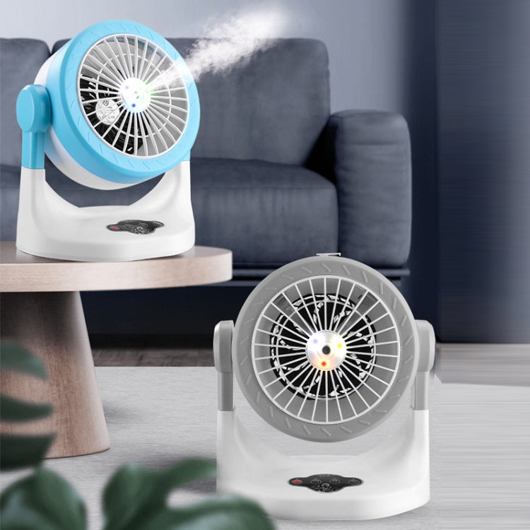 DFS003 Home USB Desktop Mini Air Conditioning Fan Dormitory Humidification Spray Cooler(Blue) - Consumer Electronics by buy2fix | Online Shopping UK | buy2fix