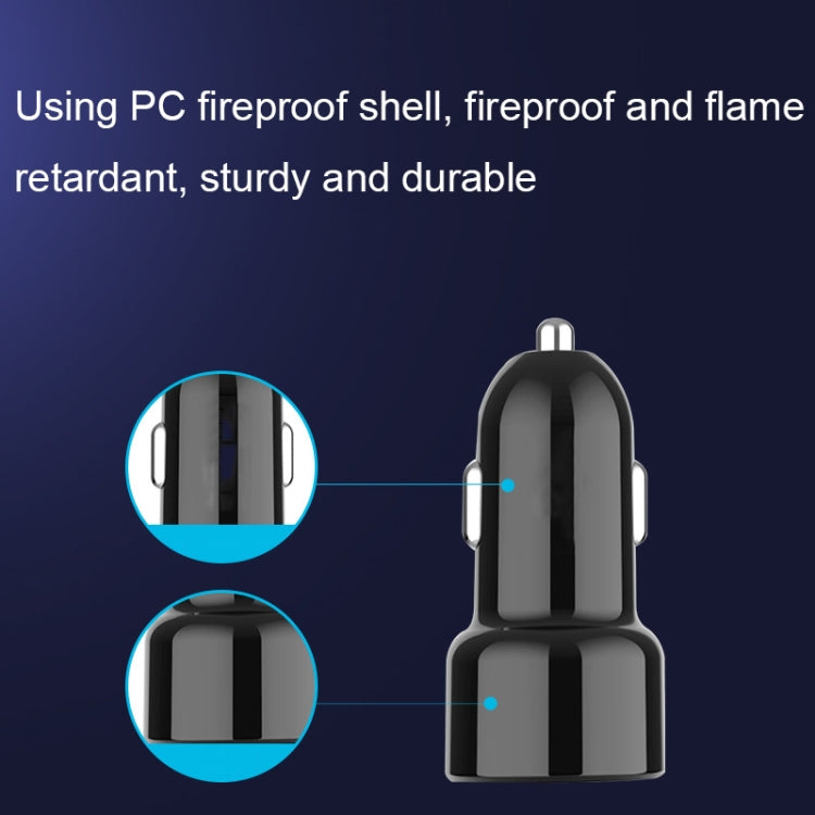 IBD321-Q3 Universal Fireproof Mobile Phone Car Charger, Model: 2.4A+12W - In Car by buy2fix | Online Shopping UK | buy2fix