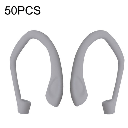 50PCS EG40 For Apple Airpods Pro Sports Wireless Bluetooth Earphone Silicone Non-slip Ear Hook(White) - Apple Accessories by buy2fix | Online Shopping UK | buy2fix