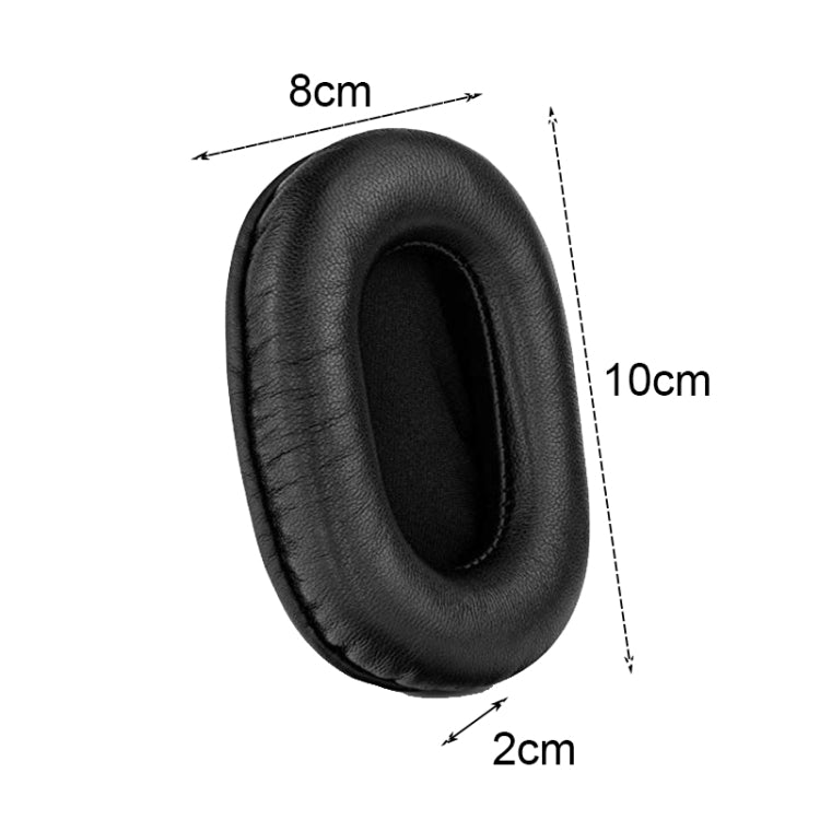 2 PCS Headset Sponge Earmuffs For SONY MDR-7506 / V6 / 900ST, Color: Brown Bright - Apple Accessories by buy2fix | Online Shopping UK | buy2fix