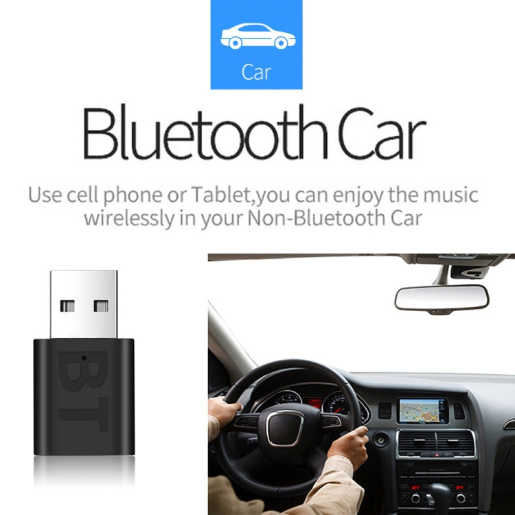 2PCS MSD118 2 In 1 Bluetooth 5.0 Audio Receiver Car Speaker Computer Transmitter - Apple Accessories by buy2fix | Online Shopping UK | buy2fix