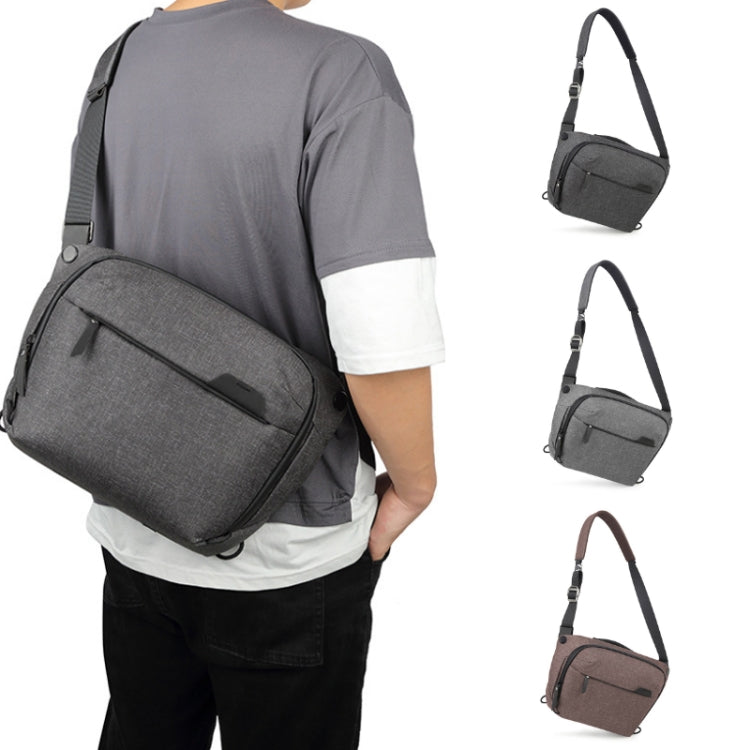 Portable Waterproof Photography SLR Camera Messenger Bag, Color: 3L Dark Gray - Camera Accessories by buy2fix | Online Shopping UK | buy2fix