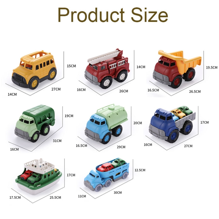 Children Simulation Engineering Fire Truck Puzzle Model Car, Spec: School Bus - Model Toys by buy2fix | Online Shopping UK | buy2fix
