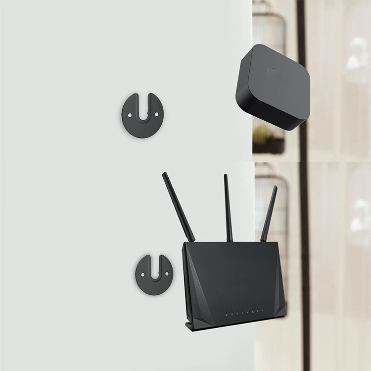 Tablet Router TV Box Wall Mount Bracket Holder(Black) - Lazy Bracket by buy2fix | Online Shopping UK | buy2fix