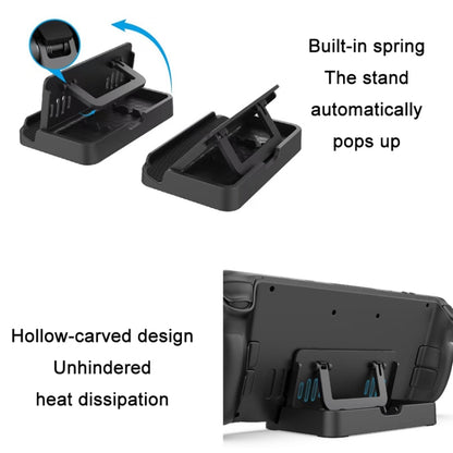 PGTECH For Steam Deck Adjustable Folding Console Stand + Trackpad Sticker Set - Other Accessories by buy2fix | Online Shopping UK | buy2fix