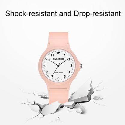 SYNOKE 9109 Digital Display Silent Waterproof Sports Student Watch(Pink) - Silicone Strap Watches by SYNOKE | Online Shopping UK | buy2fix