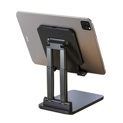 SSKY X5 Desktop Phone Live Foldable Tablet Bracket, Style: Double Rod Tablet Version (Black) - Desktop Holder by SSKY | Online Shopping UK | buy2fix