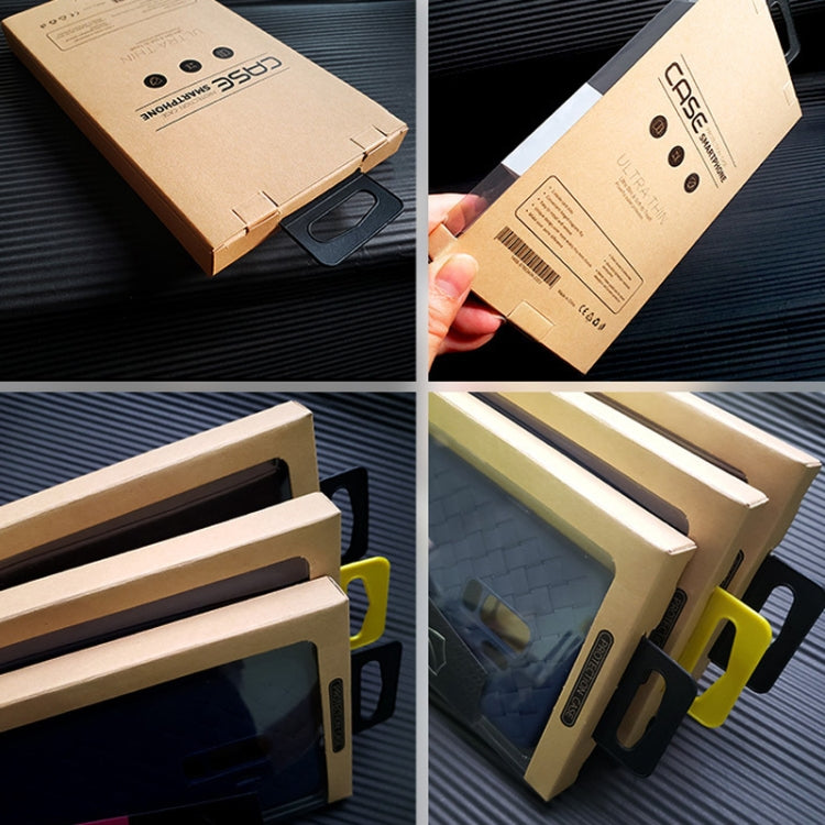 50 PCS Kraft Paper Phone Case Packaging Box  L Inner Tray   6.1-6.7 Inch(Blue) -  by buy2fix | Online Shopping UK | buy2fix