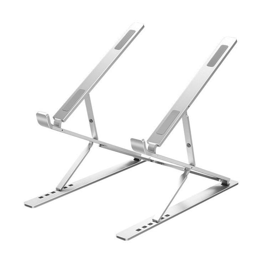 N8 Double-layer Foldable Lifting Aluminum Alloy Laptop Heat Dissipation Stand, Color: Oxidized Silver - Computer & Networking by buy2fix | Online Shopping UK | buy2fix