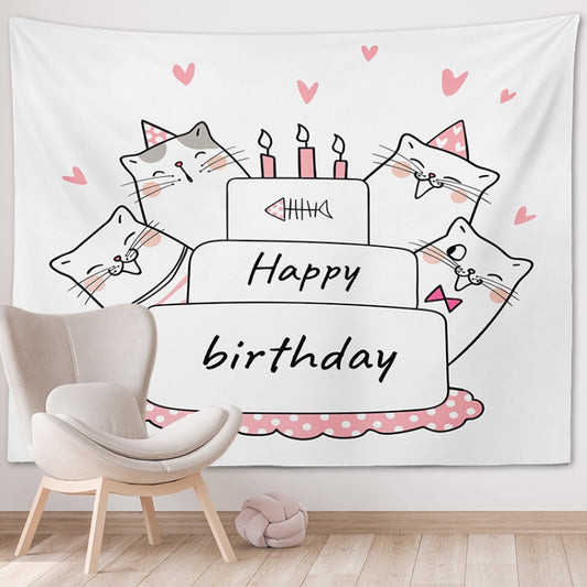 Happy Birthday Photo Backdrop Party Decoration Tapestry, Size: 200x150cm(GT56-2) - Camera Accessories by buy2fix | Online Shopping UK | buy2fix