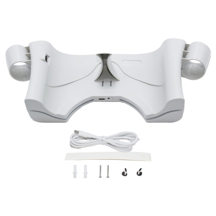 ZYDTEK ZY-36 For Oculus quest 2 VR Charging Seat Handle Storage Wall Hanging Frame(White) - Consumer Electronics by buy2fix | Online Shopping UK | buy2fix