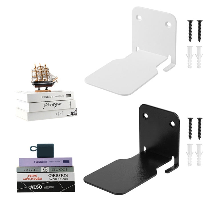 Hidden Stainless Steel Suspended Bookshelf Wall Support Frame Wall Mounted Bracket(White) - Desktop Holder by buy2fix | Online Shopping UK | buy2fix