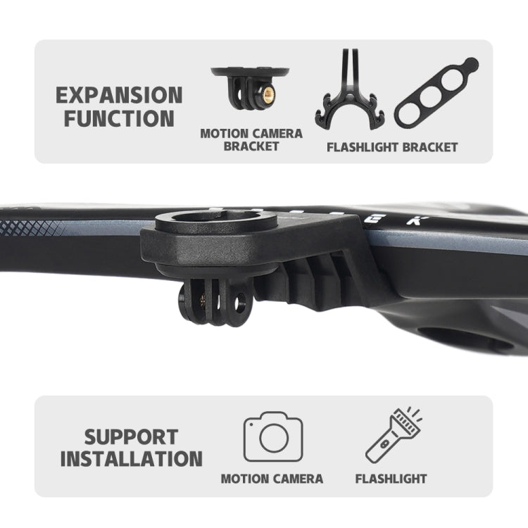 TOSEEK TR5500 Integrated Bending Handlebar Carbon Fiber Bike Grips, Size: 40x12cm - Outdoor & Sports by TOSEEK | Online Shopping UK | buy2fix