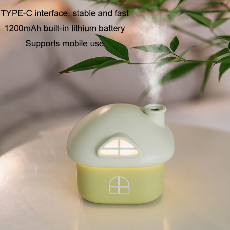 USB Rechargeable Desktop Small Night Light Humidifier(Gray) - Air Purifiers & Parts by buy2fix | Online Shopping UK | buy2fix