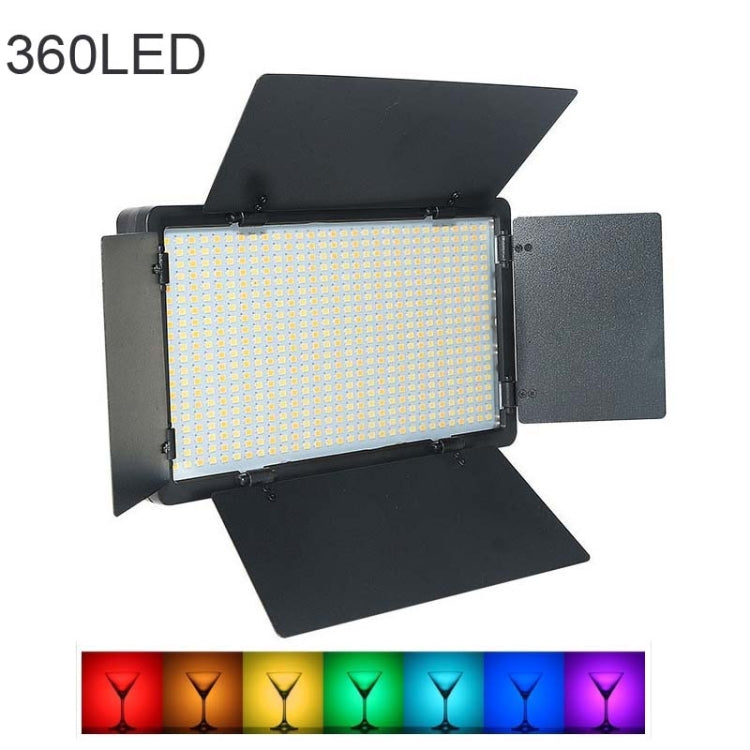 E600 RGB Color 40W 3200K-5600K LED Flat Panel Lights Live Broadcast Fill Light,EU Plug -  by buy2fix | Online Shopping UK | buy2fix