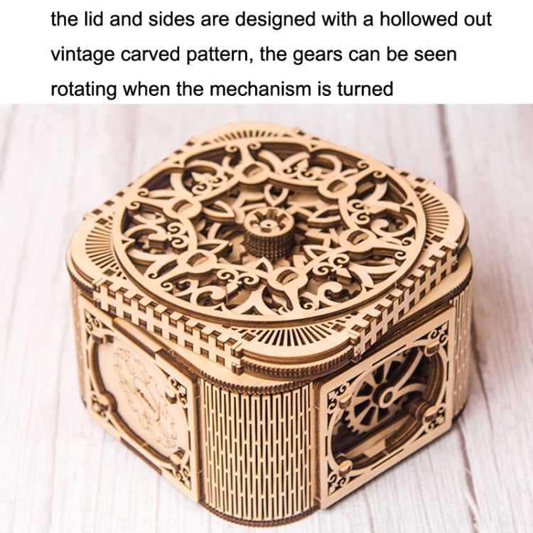 Wooden Puzzle Toy 3D Puzzle Assembly Box DIY Gift Desktop Ornaments, Style: Jewelry Box - Puzzle Toys by buy2fix | Online Shopping UK | buy2fix