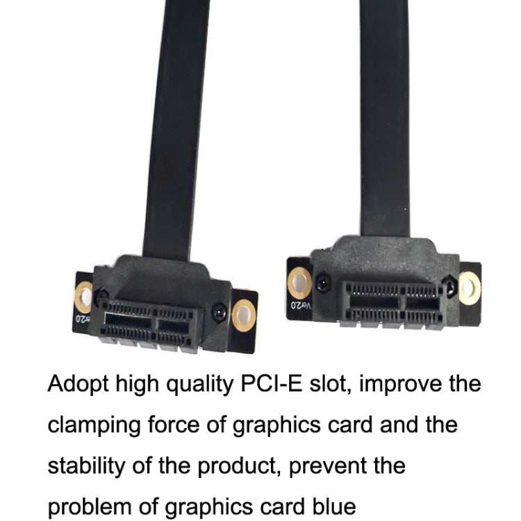 PCI-E 3.0 1X 90 Degrees Graphics Card / Wireless Network Card Extension Cable, Cable Length: 10cm -  by buy2fix | Online Shopping UK | buy2fix