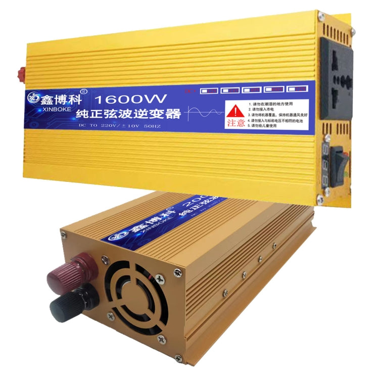 XINBOKE High Power Household Car Sine Wave Inverter 72V 1600W To 220V 800W(Single Display) - In Car by XINBOKE | Online Shopping UK | buy2fix