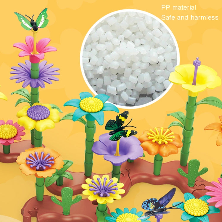 90pcs/set Children Intellectual Development DIY Assembly Flower Arrangement Toys - Building Blocks by buy2fix | Online Shopping UK | buy2fix