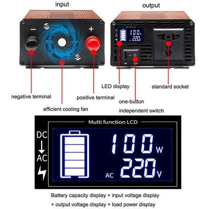 XINBOKE Universal Positive Wave Car Inverter Home Solar Inverter 48V/60V 1500W To 220V 700W - In Car by XINBOKE | Online Shopping UK | buy2fix