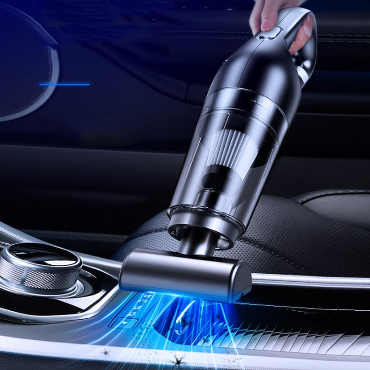 Car Wireless Charging High Power Handheld Vacuum Cleaner Black Standard - In Car by buy2fix | Online Shopping UK | buy2fix