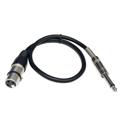 6.35mm Caron Female To XLR 2pin Balance Microphone Audio Cable Mixer Line, Size: 15m - Microphone Audio Cable & Connector by buy2fix | Online Shopping UK | buy2fix