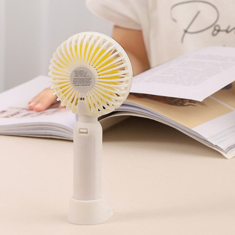 M9 Handheld Mini Fan Outdoor USB Charging Desktop Fan 800mAh(White) - Consumer Electronics by buy2fix | Online Shopping UK | buy2fix