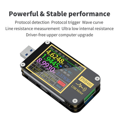 FNIRSI FNB48S USB Voltage Ammeter Multifunctional Fast Charge Tester, Specification: Bluetooth -  by FNIRSI | Online Shopping UK | buy2fix