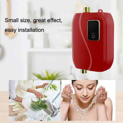 Instant Water Heater Mini Kitchen Quick Heater Household Hand Washing Water Heater AU Plug(Black) - Water Heaters & Parts by buy2fix | Online Shopping UK | buy2fix