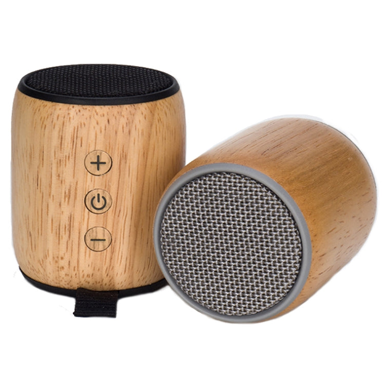 BT811 Mini Wooden Wireless Bluetooth Speaker Support TF Card & 3.5mm AUX(Silver Gray) - Mini Speaker by buy2fix | Online Shopping UK | buy2fix