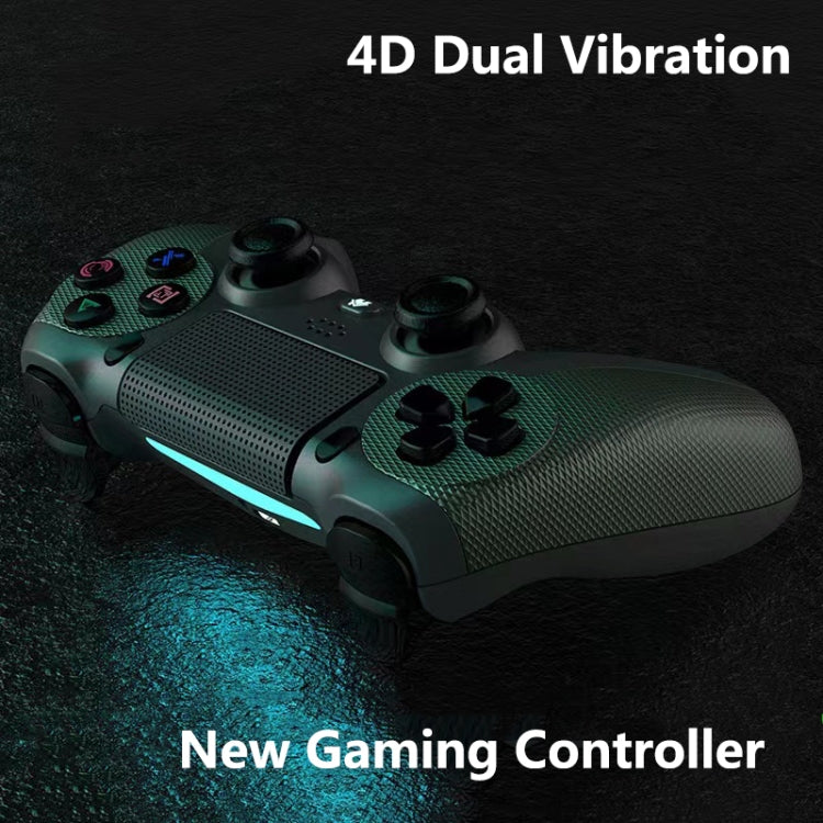 KM048 For PS4 Bluetooth Wireless Gamepad Controller 4.0 With Light Bar(Battle Gray) - Gamepads by buy2fix | Online Shopping UK | buy2fix