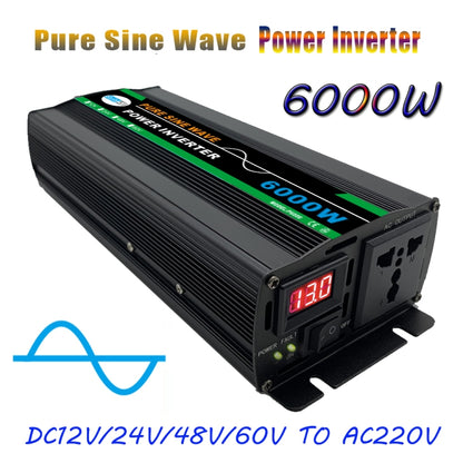 6000W 48V to 220V High Power Car Pure Sine Wave Inverter Power Converter - Pure Sine Wave by buy2fix | Online Shopping UK | buy2fix