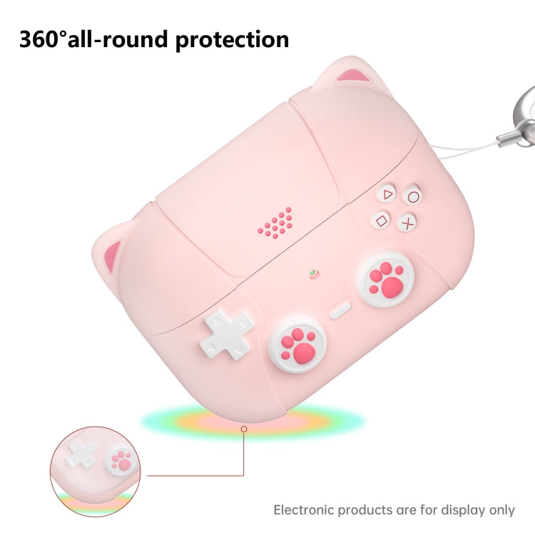 For AirPods Pro 2 Earphone Silicone Protective Case  Cat Claw Cover(Shallow Pink) - For AirPods Pro 2 by buy2fix | Online Shopping UK | buy2fix