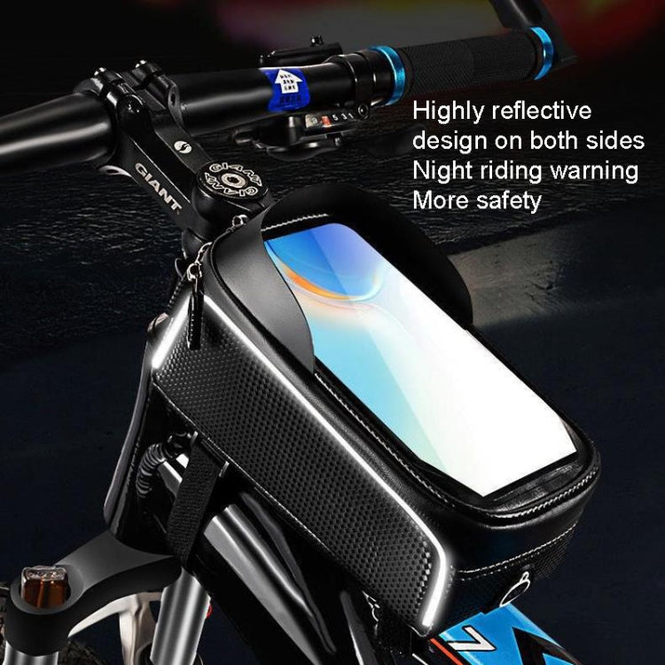 Bicycle Riding Front Beam Bag Mobile Phone Touch Screen Waterproof Storage Bag With Packaging Box - Bicycle Bags by buy2fix | Online Shopping UK | buy2fix