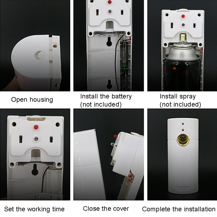 Light Sensitive Automatic Spraying Machine Toilet Fragrance Aromatherapy(Gold) - Air Purifiers & Parts by buy2fix | Online Shopping UK | buy2fix