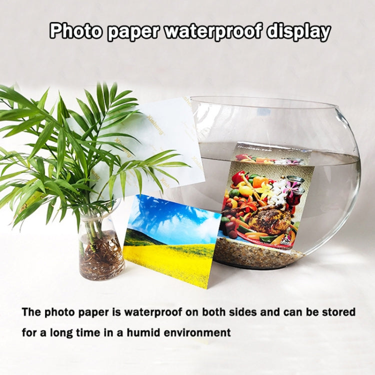 6 Inch 50 Sheets 260g Waterproof RC Photo Paper for Brother/Epson/Lenovo/HP/Canon Inkjet Printers(Fine Velvet) - Printer Accessories by buy2fix | Online Shopping UK | buy2fix