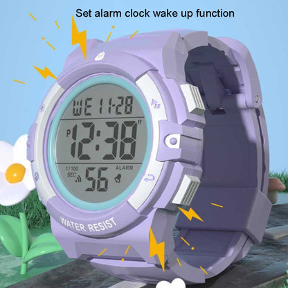 Changing Case Electronic Watch Mini Cartoon Alarm Clock Waterproof Watch(Girl) - Cartoon Watches by buy2fix | Online Shopping UK | buy2fix