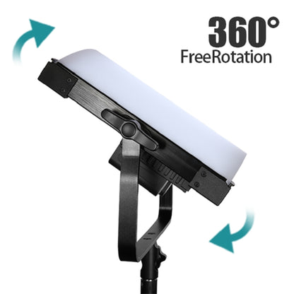 Pixel P45C RGB Dual Color Temperature Fill Light Live Photography Portable Outdoors 80W Square Soft Light(Single Lamp With Baffle+US Plug Adapter) -  by Pixel | Online Shopping UK | buy2fix