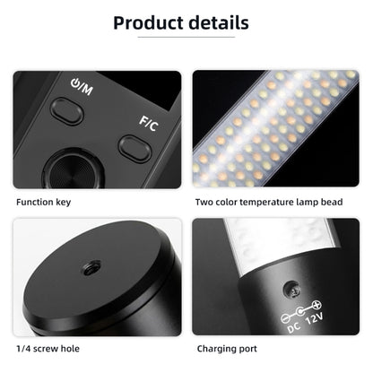 Pixel S24 RGB Fill Light Rod Handheld Portable Color Icelet Outdoor Videos Live Broadcast Studio Camera Stick Lamp(Standard Set+US Plug Adapter) -  by Pixel | Online Shopping UK | buy2fix